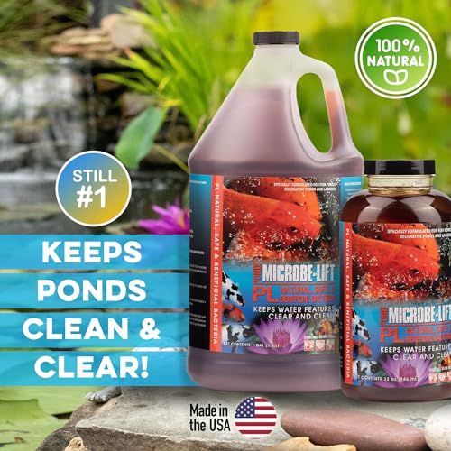 Microbe Lift MICROBE-LIFT PL Pond Bacteria and Outdoor Water Garden Cleaner, Safe for Live Koi Fish, Plant Life, and Decor, 16 Ounces - Image 2