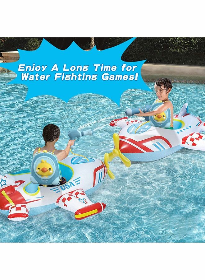 GROIC Outdoor water gun toys, children's backpack water gun, large-capacity water gun suitable for water fights in outdoor swimming pools on the beach  - Image 4