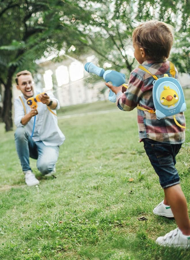 GROIC Outdoor water gun toys, children's backpack water gun, large-capacity water gun suitable for water fights in outdoor swimming pools on the beach  - Image 5