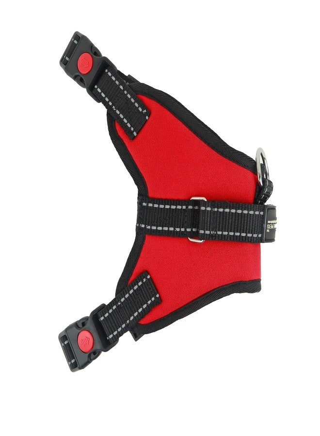 Eagle Pets Reflective Mesh Padded Dog Vest Front Range No Pull Harness with Handle, Adjustable Dog Body Belt.Best for 10-14kg Dogs. (RED, Medium) - Image 4