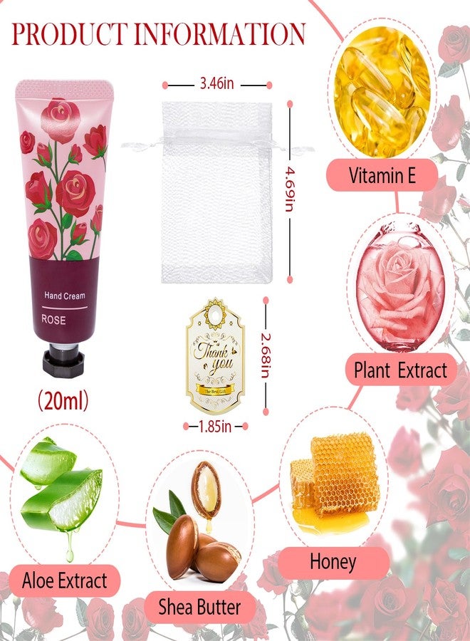 Comdian 12 Pack Hand Cream for Women, Mini Hand Lotion Travel Size for Dry Cracked Care, Natural Plant Fragrance Moisturizer Present Set for Mother, Teacher Appreciation and Bridesmaid Present - Image 2