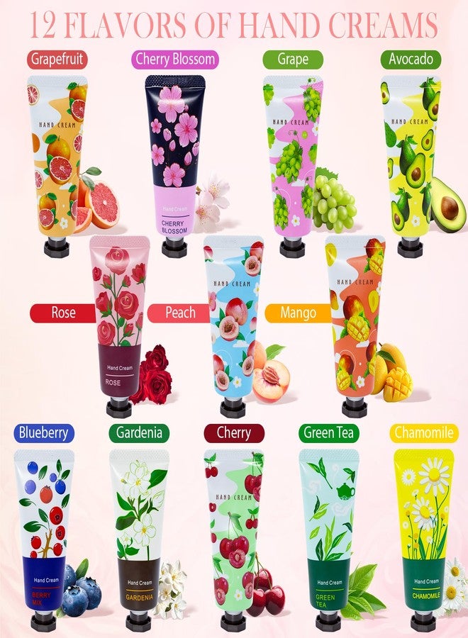 Comdian 12 Pack Hand Cream for Women, Mini Hand Lotion Travel Size for Dry Cracked Care, Natural Plant Fragrance Moisturizer Present Set for Mother, Teacher Appreciation and Bridesmaid Present - Image 4