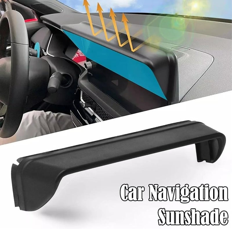 GPS Sun Visor Anti Glare Dashboard Screen Shield UV Blocking Console Cover Color M - Image 4