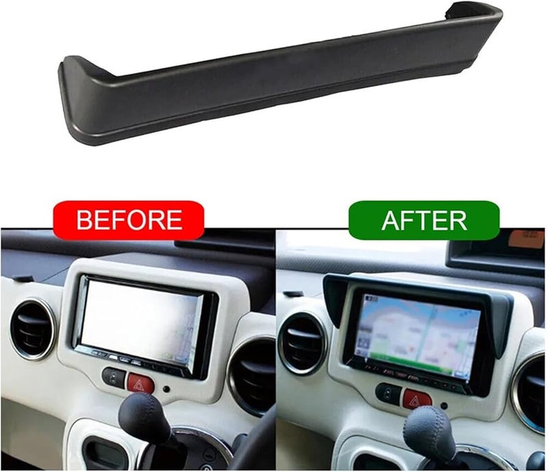 GPS Sun Visor Anti Glare Dashboard Screen Shield UV Blocking Console Cover Color M - Image 5