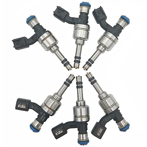 EPSIRMP 12634126 6pcs Fuel Injectors Compatible with Buick Enclave Cadillac Chevy Impala GMC - Image 1