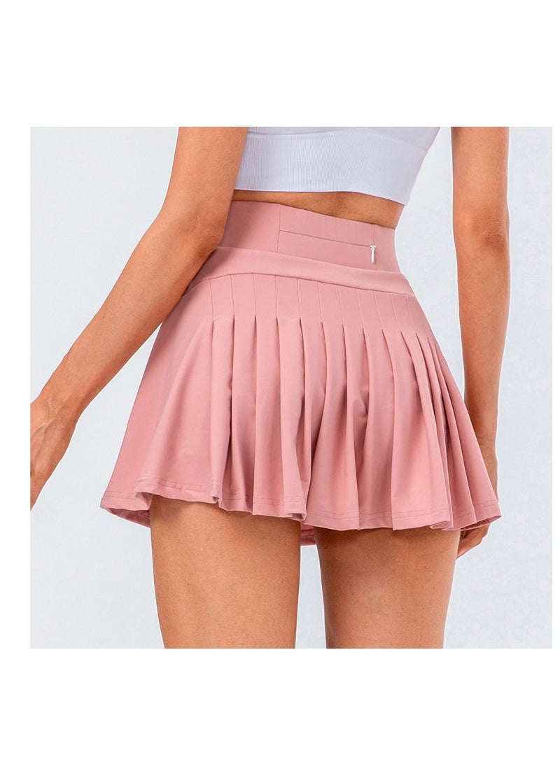 Loquat Double anti - malfunction dance accordion pleated run air campaign skirtble anti - malfunction dance accordion pleated run air campaign skirt - Image 2