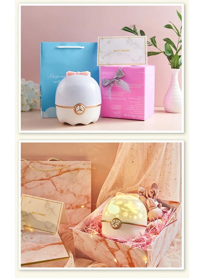 CRONY Bowknot Star Projector  Features 8 Rotating Starry Patterns with Built-in Music, Creating Romantic Ambiance for Bedrooms & Gift Occasions - Image 5