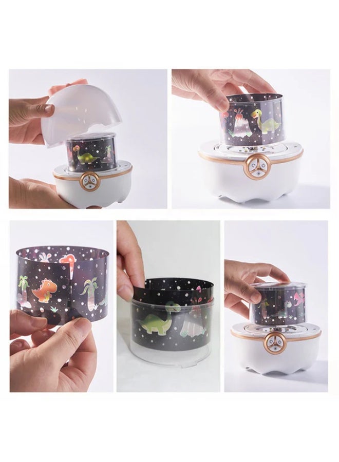 CRONY Bowknot Star Projector  Features 8 Rotating Starry Patterns with Built-in Music, Creating Romantic Ambiance for Bedrooms & Gift Occasions - Image 2