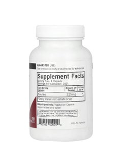 Kirkman Labs Kirkman Labs, Taurine, 325 mg, 250 Capsules  - Image 2