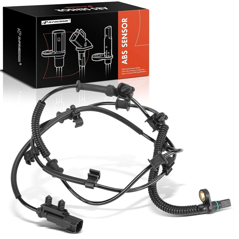 A-Premium ABS Wheel Speed Sensor for Jeep Wrangler 2018-2023 & Gladiator 2020-2023 - Front Driver/Passenger Side Replacement - Image 1