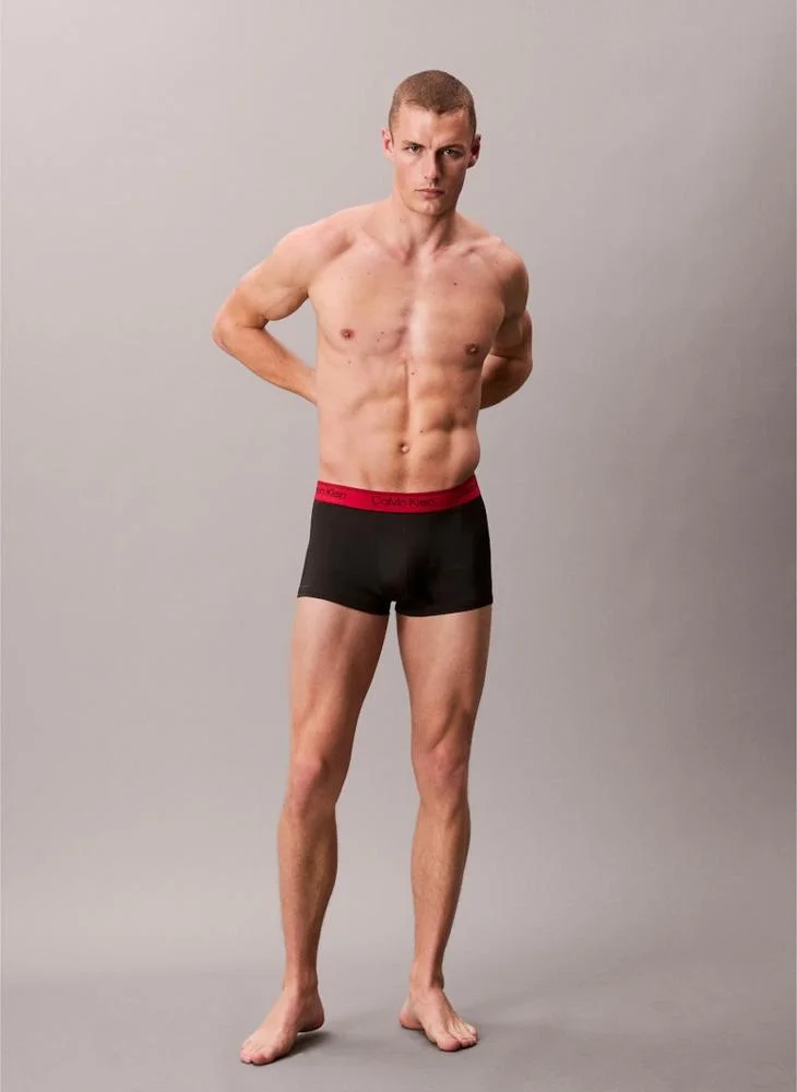 CALVIN KLEIN 3 Pack Low Rise Trunks - Microfibre Stretch