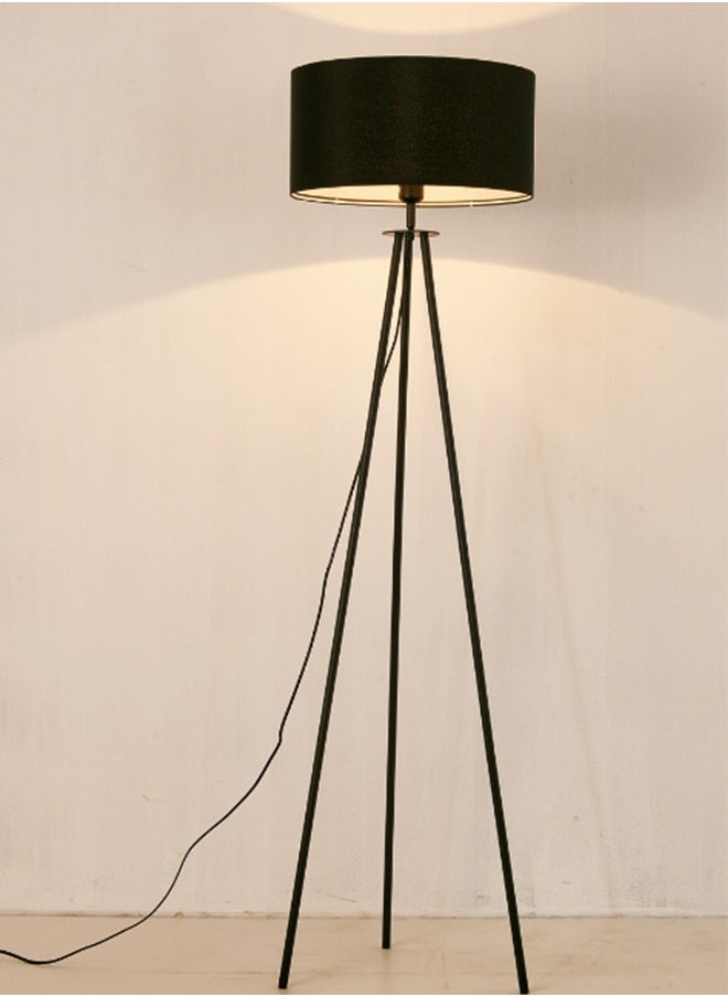 DIDA Floor Lamp, Tripod Black Floor Lamp, 3 Colors Brightness Led Lamp, Vertical Bedside Ambient Lamp for Living Room Bedroom Corner Sofa  - Image 1