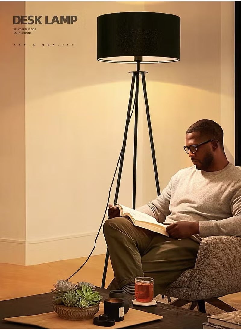 DIDA Floor Lamp, Tripod Black Floor Lamp, 3 Colors Brightness Led Lamp, Vertical Bedside Ambient Lamp for Living Room Bedroom Corner Sofa  - Image 2