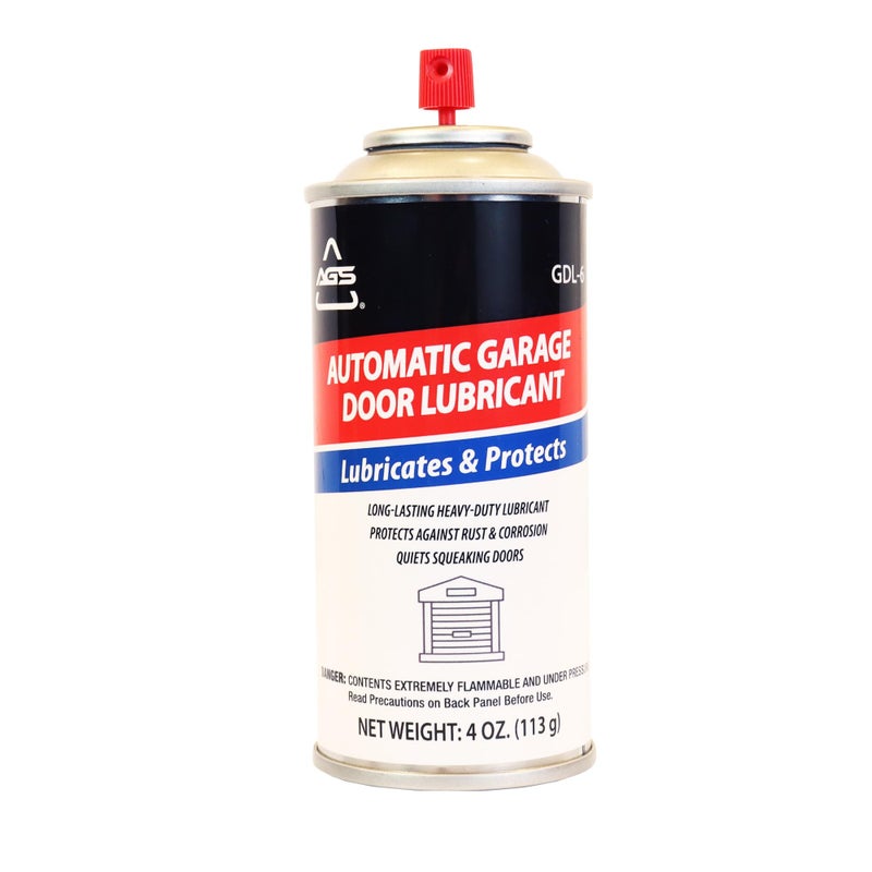AGS Company Automotive Solutions Garage Door Lubricant Spray â€“ 4 oz Aerosol, Protects Rollers & Springs, Quiets Squeaks, All-Weather Formula - Image 3