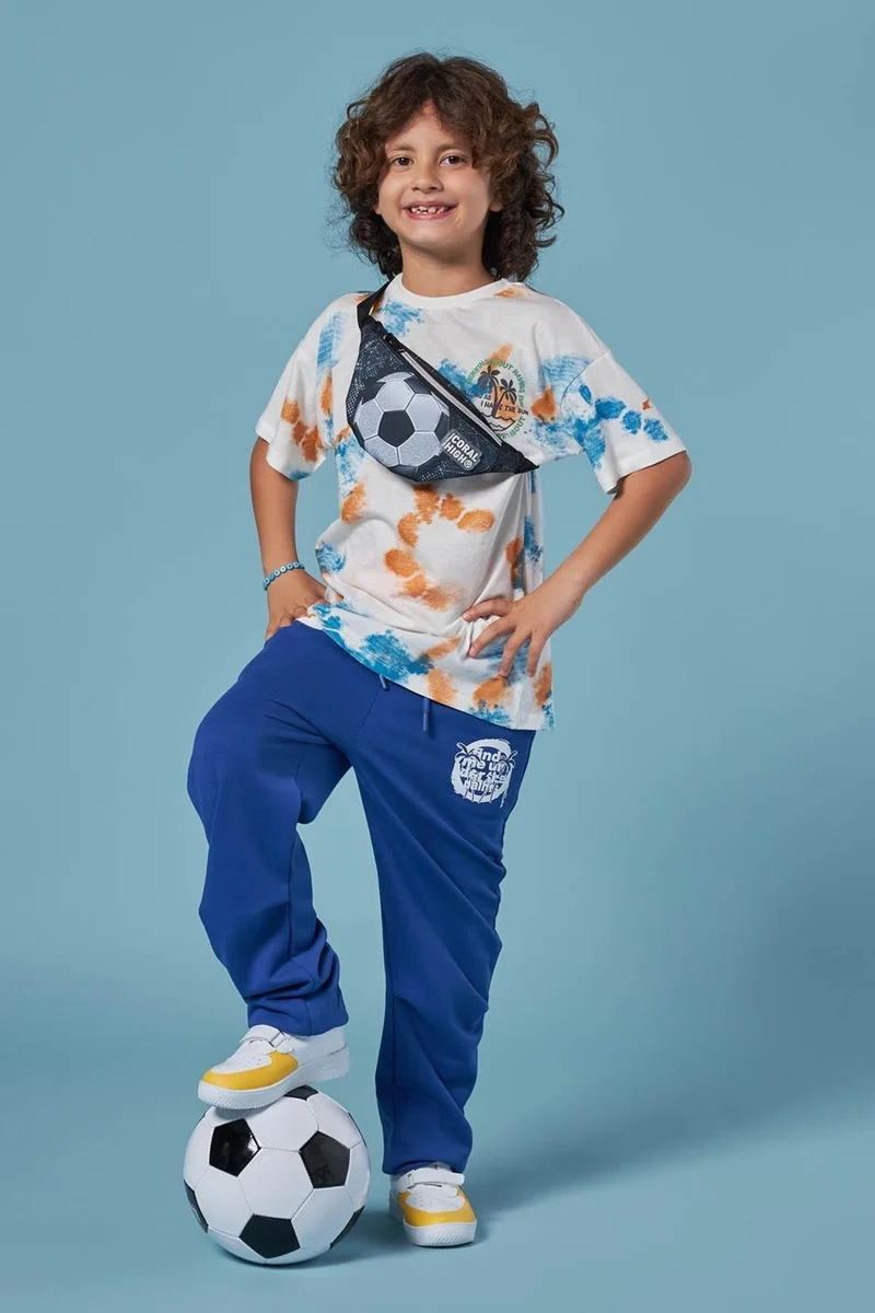 CORAL HIGH Kids Football Patterned Waist Bag 11529