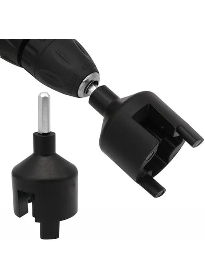 2PCS Black Electric Fence Insulator Self Tapping Wire Hook Nail Socket for Energizer Posts Orchards Gardens - Image 5