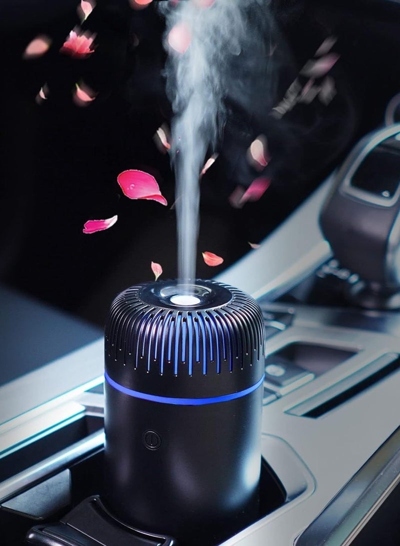 هوجفتس مرطب وموزع عطري للسيارة، موزع زيوت عطرية، موزع صغير محمول يعمل عبر USB للسيارة والمنزل والمكتب وغرفة النوم - Image 1