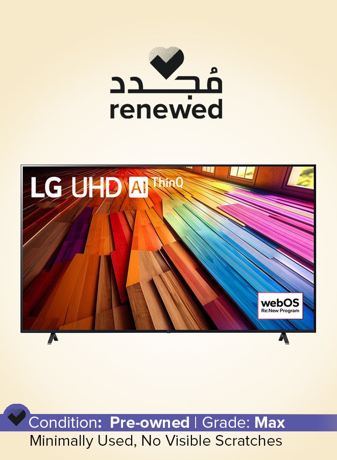 Renewed - 65-Inch Smart TV 65UT80 Black