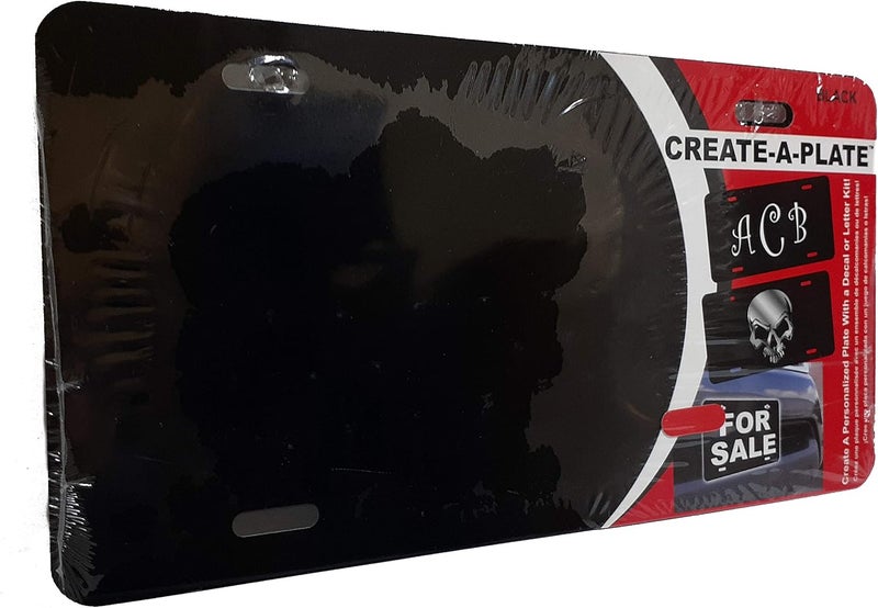 Chroma 001438 Black Create License Plate All-item matching trendy build - Image 3
