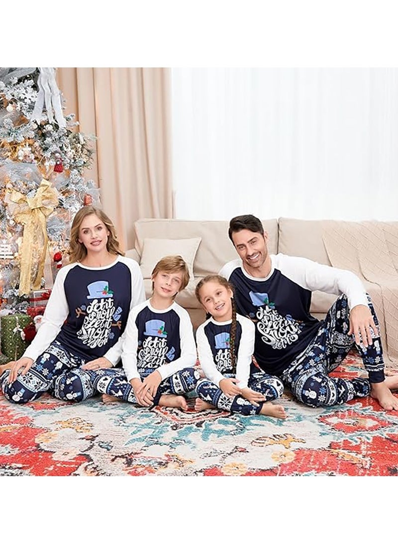 TAPIT Christmas Family Matching Pajamas Classical Nightwear Sleepwear Sets Long Sleeve Pjs for for Adults Kids and Baby Holiday Xmas Sleepwear Set (Women) - Image 3