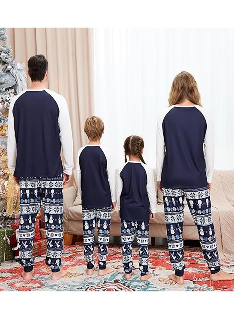 TAPIT Christmas Family Matching Pajamas Classical Nightwear Sleepwear Sets Long Sleeve Pjs for for Adults Kids and Baby Holiday Xmas Sleepwear Set (Women) - Image 2