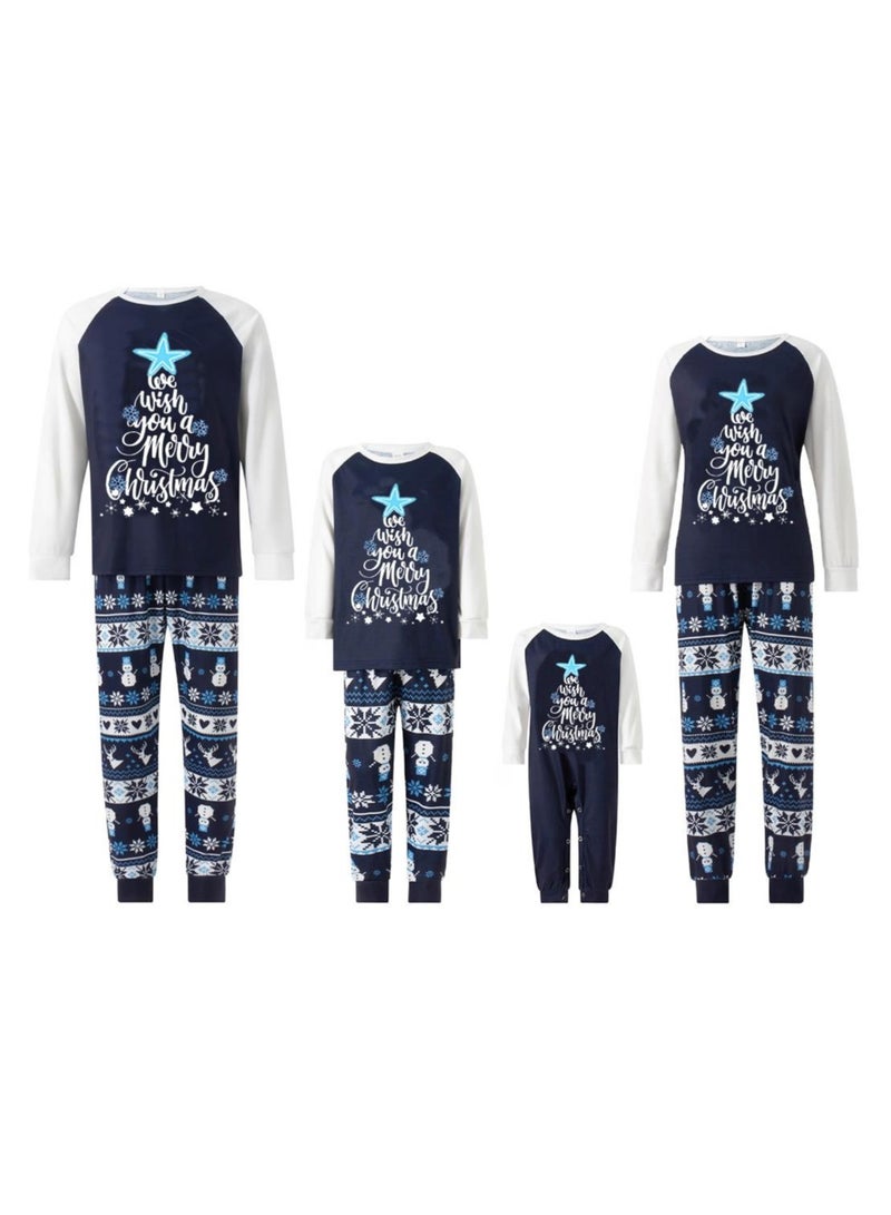 TAPIT Christmas Family Matching Pajamas Classical Nightwear Sleepwear Sets Long Sleeve Pjs for for Adults Kids and Baby Holiday Xmas Sleepwear Set (Women) - Image 5