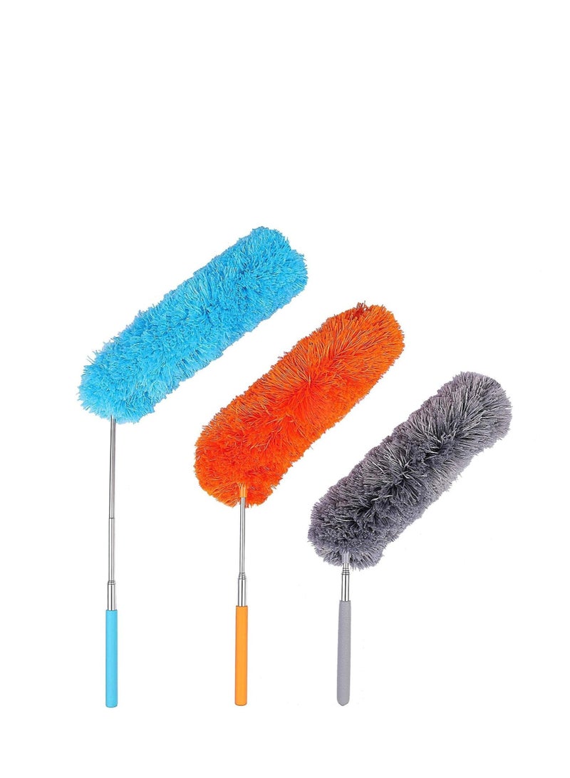Microfiber Duster with Extendable and Bendable Shaft for Home, Kitchen, Car Cleaning - Image 1