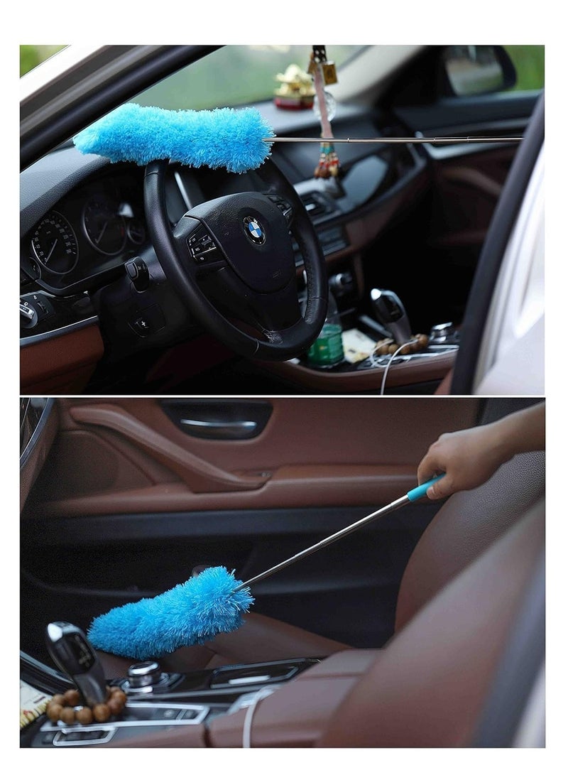 Microfiber Duster with Extendable and Bendable Shaft for Home, Kitchen, Car Cleaning - Image 4