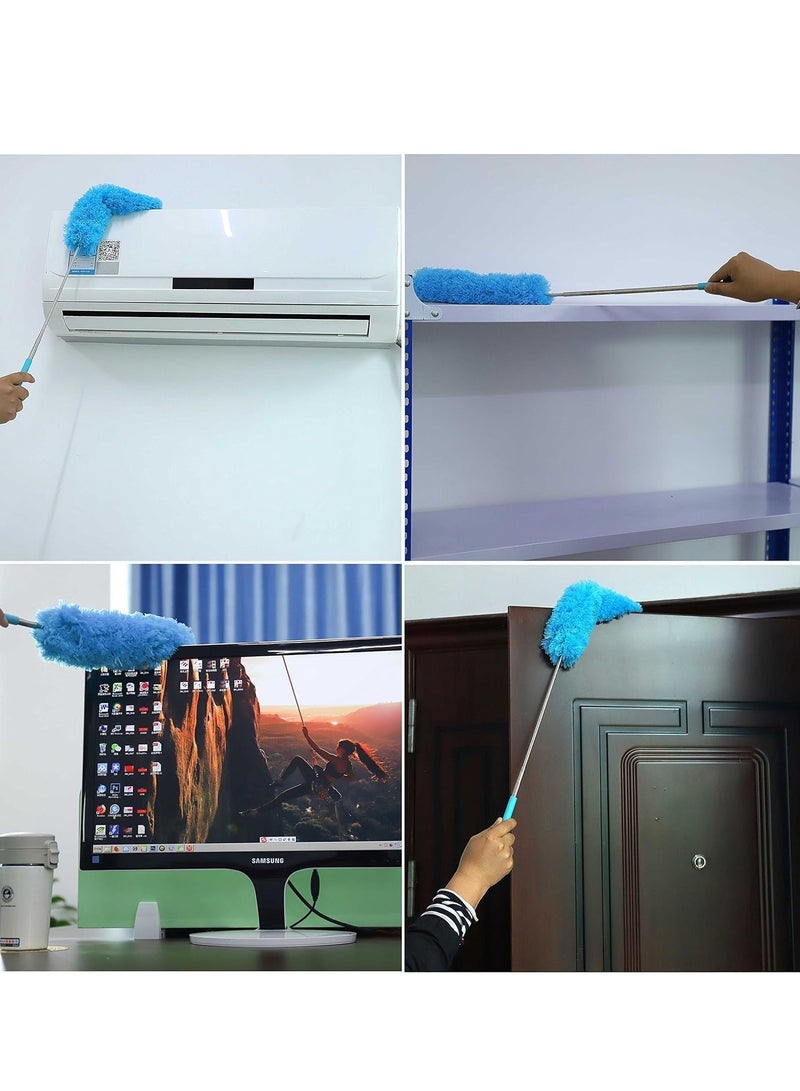 Microfiber Duster with Extendable and Bendable Shaft for Home, Kitchen, Car Cleaning - Image 2