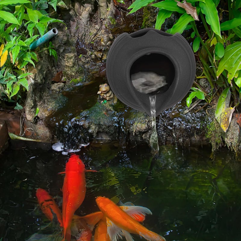 Ceramic Water Dispenser Jar Hydroponic Fountain Decor For Indoor Fish Tank Garden - Image 4