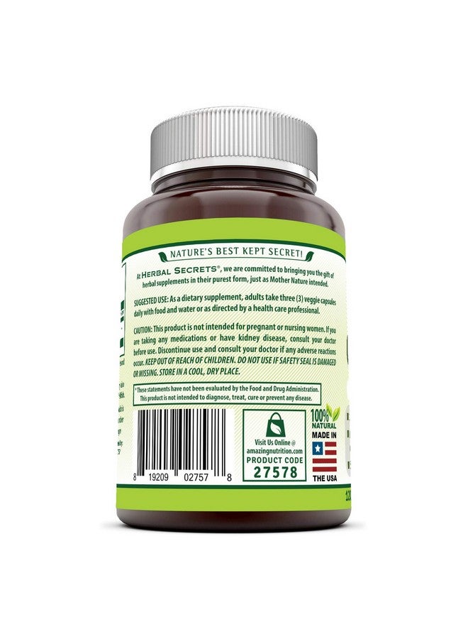 Herbal Secrets Celery Seed Extract Supplement | 1500 Mg | 120 Veggie Capsules | Non-GMO | Gluten-Free | Made in USA - Image 2
