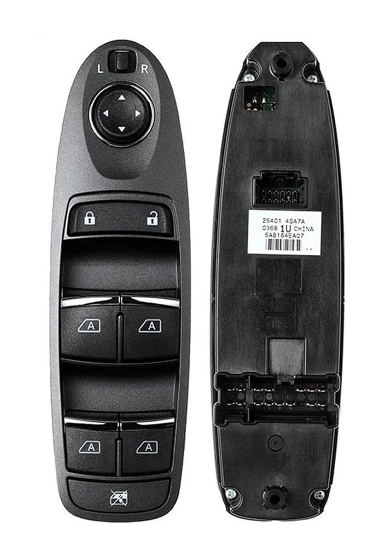 Generic Push Button Window Control Switch For Infiniti Q50 Model 2014-2019 25401-4GA7A  - Image 1
