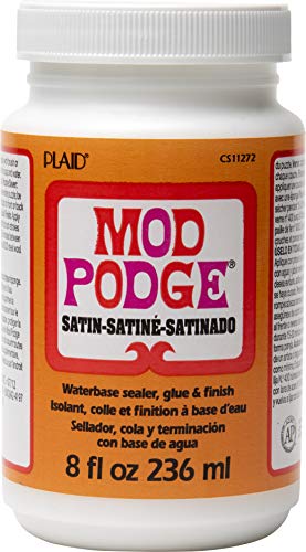 Mod Podge PLCS11272 Water base Sealer, Glue, Satin Finish, 8 oz., Clear - Image 2