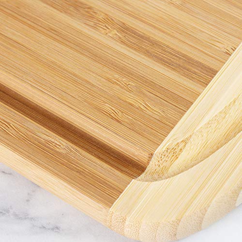 Totally Bamboo Kona Groove Bamboo Carving & Cutting Board, 18" x 12-1/2" - Image 5