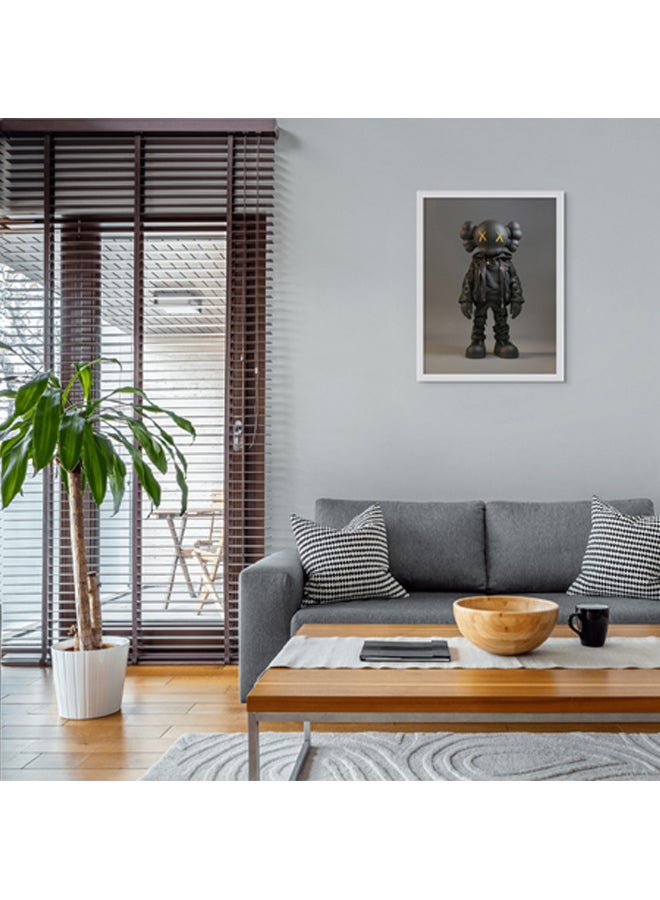 آرت دیکور  ديكور فني مؤطر بطباعة صورة فنية جميلة لفن البوب ​​KAWS، عمل فني معاصر مميز، ديكور حائط لغرفة المعيشة، غرفة النوم، المكتب، المنزل، الفنادق، الاستوديو - Image 3