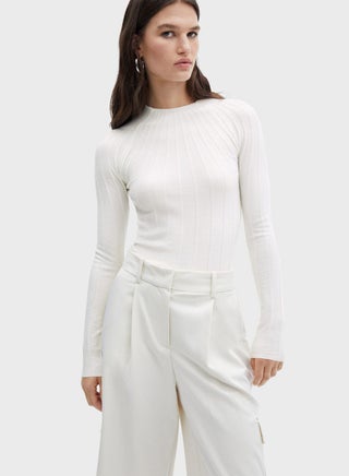 Crew Neck Knitted Sweater