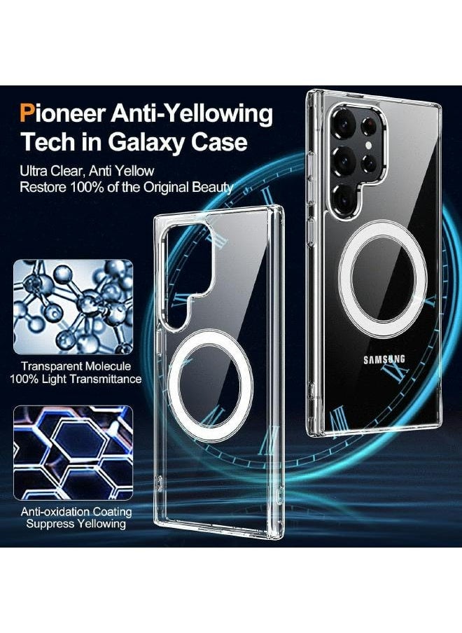 S-TOP - Full protection package for Samsung Galaxy S24 Ultra with a cover that supports wireless charging (MagSafe), complete protection for your device against scratches and falls (7in1) original package - Image 1