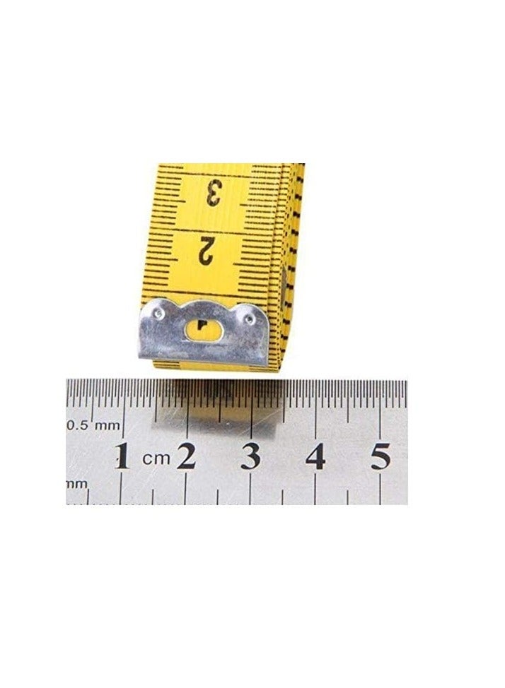 Accessorize Kingdom Durable Soft Sewing Tailor Tape Body Measuring Dress-Making Measure Ruler, 1.50 Meter, 150 cm, (Assorted color)  - Image 2