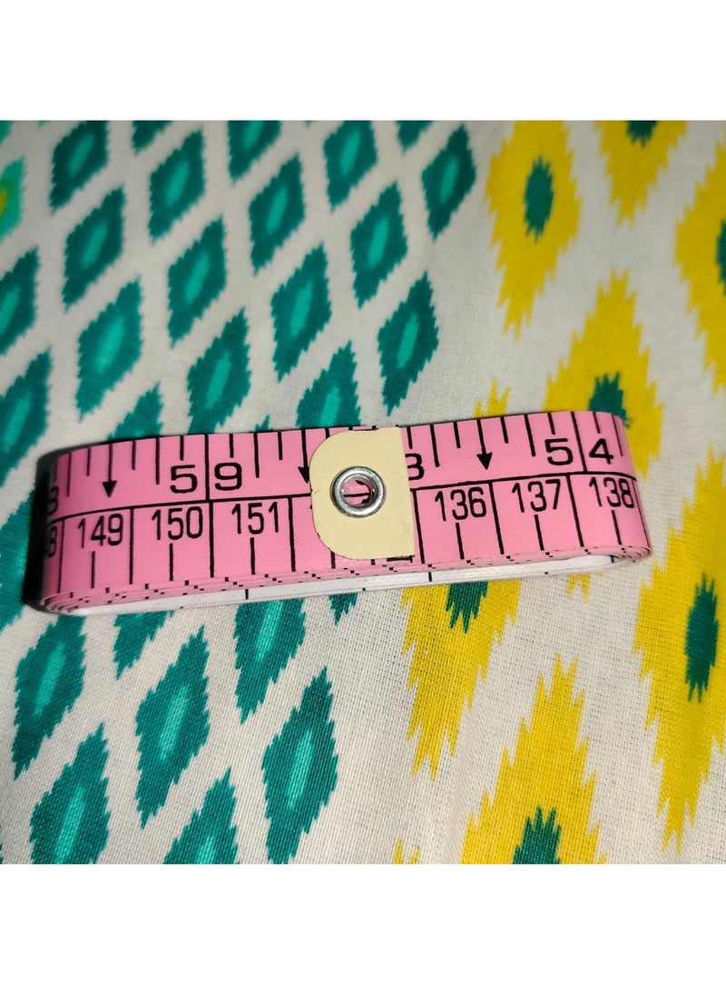 Accessorize Kingdom Durable Soft Sewing Tailor Tape Body Measuring Dress-Making Measure Ruler, 1.50 Meter, 150 cm, (Assorted color)  - Image 4