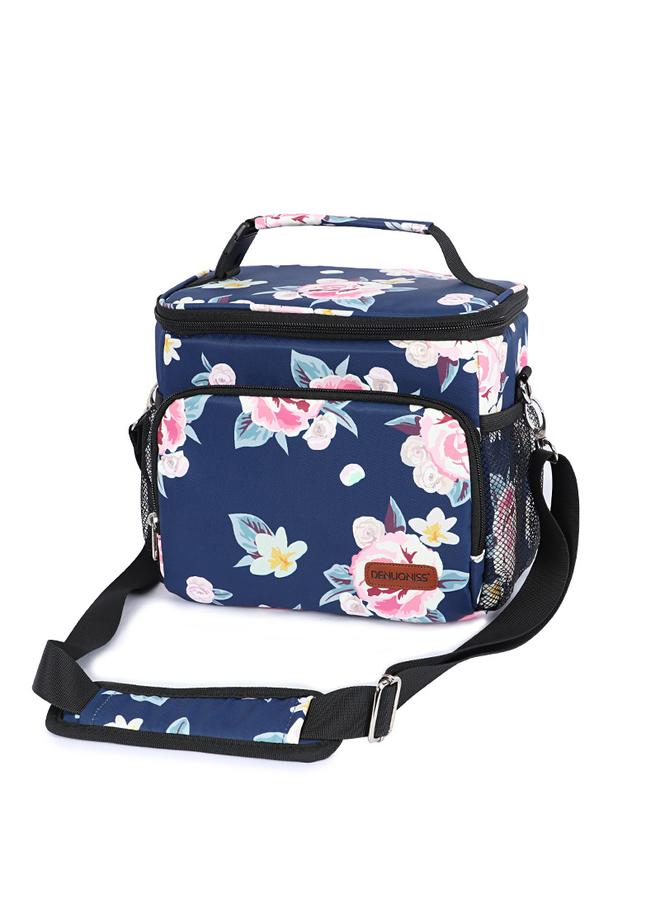 Bluejw 10L Portable Lunch Box Bag Student Insulation Bag Portable Lunch Lunch Bag EVA Leak-proof Water Belt Meal Bag Ice Bag - Image 1