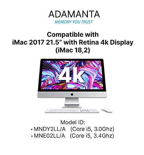 Adamanta 32GB (2x16GB) Memory Upgrade Compatible for 2017 Apple iMac 27” Retina 5K Display & iMac 21.5” Retina 4k Display DDR4 2400MHz PC4-19200 SODIMM 2Rx8 CL17 1.2v Dual Rank RAM DRAM - Image 4