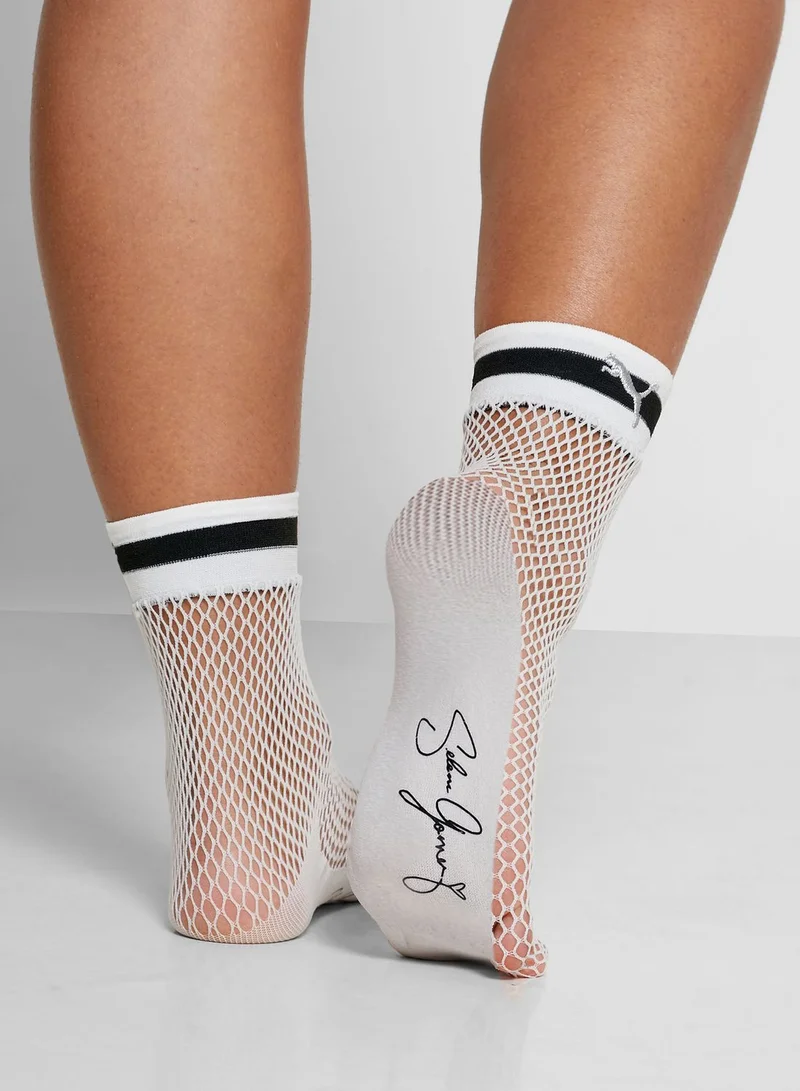 PUMA Selena Gomez Fishnet Socks