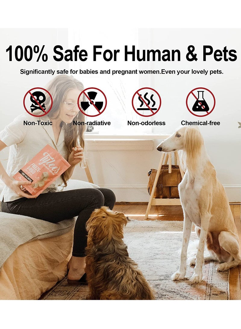 Captaintech Ultrasonic Pest Repeller 6 Pack, Electronic Plug-in Indoor Pest Repellent, Ultrasonic Pest Repellent, Indoor Pest Control for Home, Kitchen, Office, Garage, Hotel - Image 3