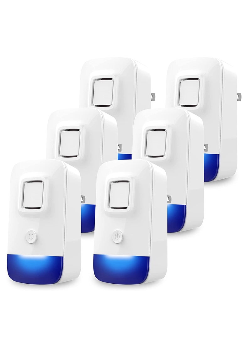 Captaintech Ultrasonic Pest Repeller 6 Pack, Electronic Plug-in Indoor Pest Repellent, Ultrasonic Pest Repellent, Indoor Pest Control for Home, Kitchen, Office, Garage, Hotel - Image 1