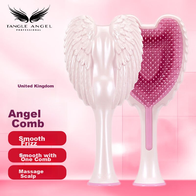 Tangle Angel Comb, Princess Angel Comb, Massage Comb, Styling Comb, Birthday Gift Comb for Girls, Air Cushion Comb - Image 1