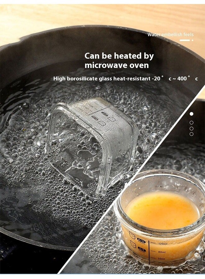 3 PCS Square Baby Food Containers, Reusable Infant Food Storage Jars, Small Snack Container with Lids for Infant & Babies, Microwave & Dishwasher Friendly - Image 5