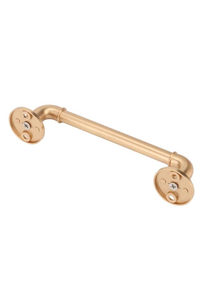 Thoraya Gate Pull Handle Zinc Alloy Retro Round Base Furniture Hardware for Door Drawer Cabinet Wardrobe Closet Gold  - Image 2