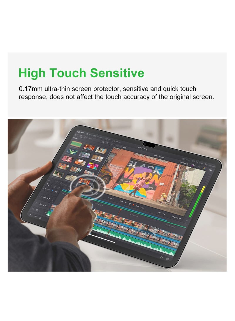 1Pack Paper-Feel Anti Glare PET Screen Protector Compatible with iPad 12th(A18)/11th(A16) 11inch 2025/iPad 10th Generation 10.9 Inch 2022, Paper Feeling, Anti Scratch, Clear - Image 4