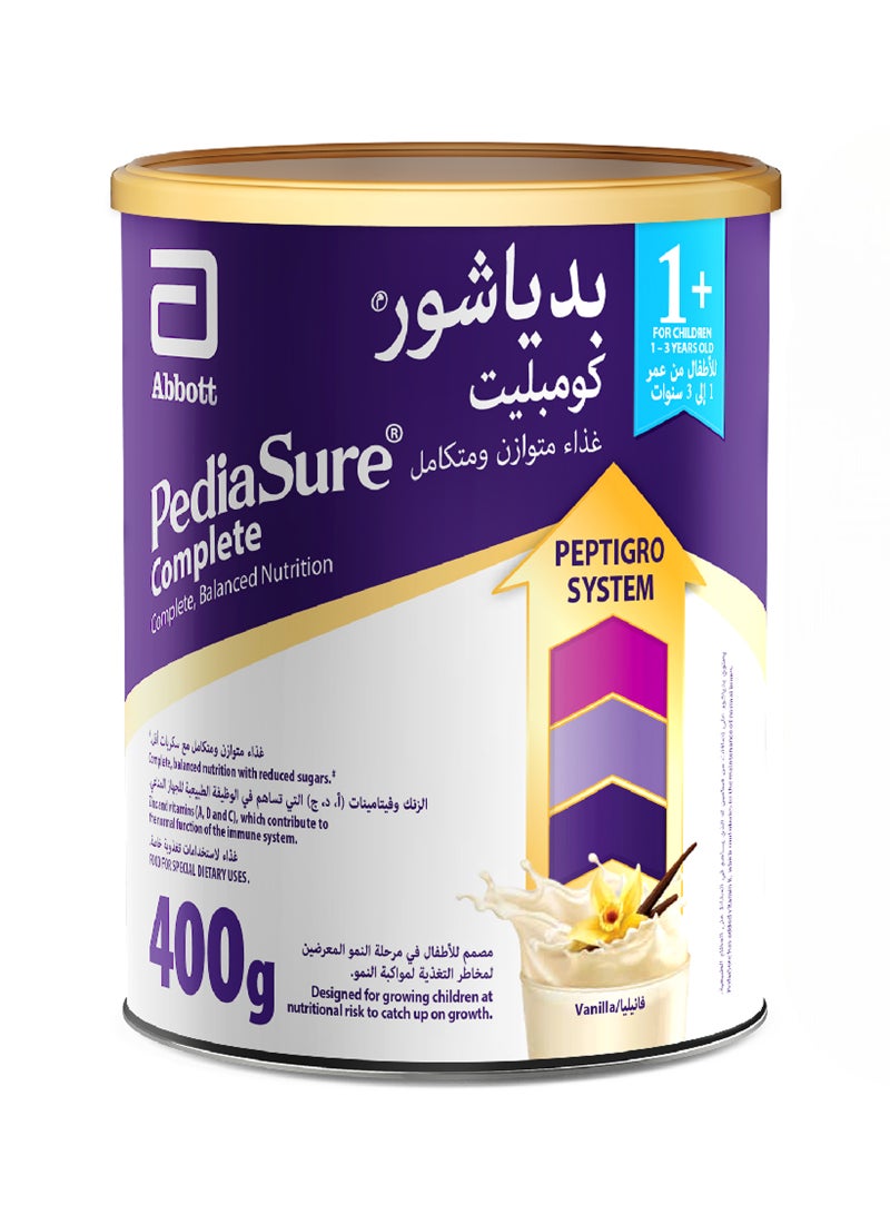 Pediasure +1 Baby Powder Milk Vanilla 400g - Image 1