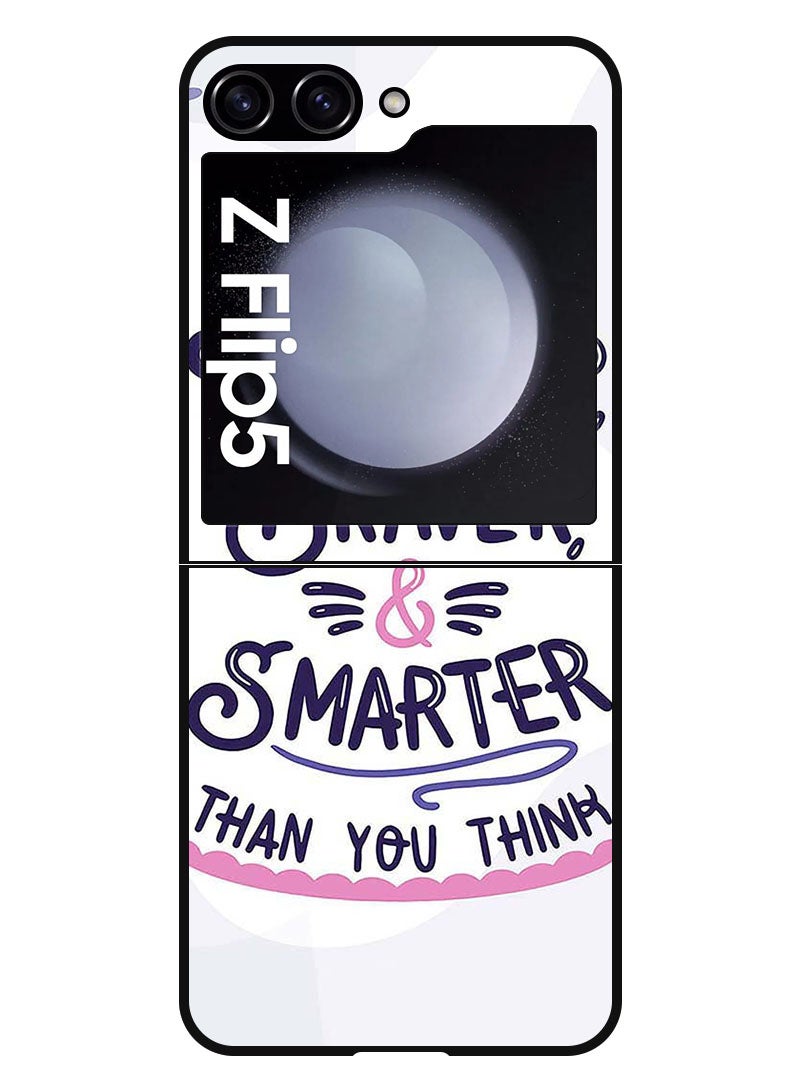 Theodor Protective Case Anti Scratch Shock Proof Bumper Cover For Samsung Galaxy Z Flip 5 You Are Stronger - Image 1